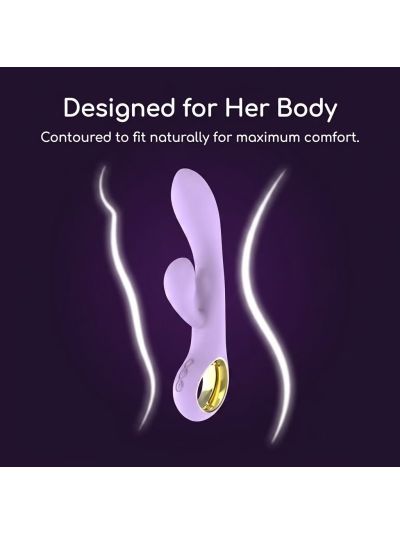 Premium zeka vibrator sa zlatnim prstenom CRNI