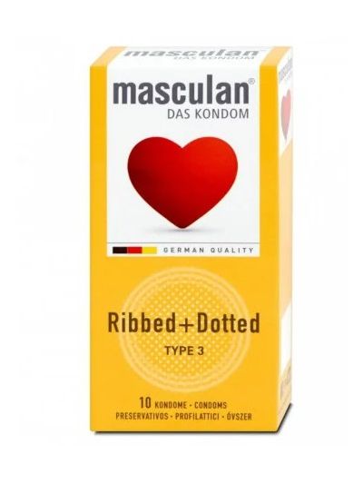 Masculan rebrasto tačkasti prezervativi 10 komada