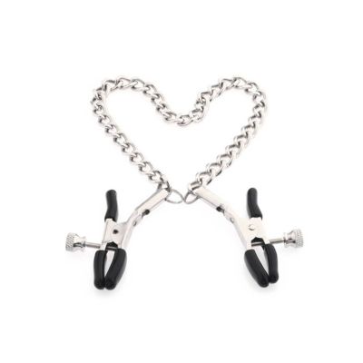 Podesive štipaljke za bradavice sa lancem C80859-1