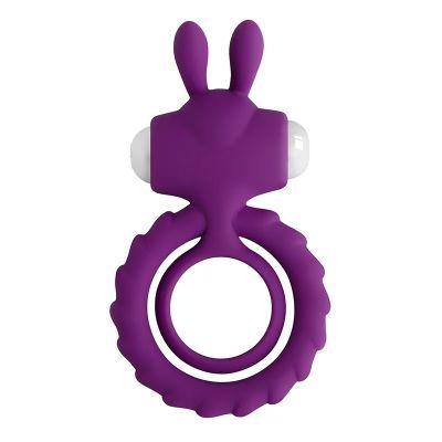 Vibracioni prsten sa zečjim ušima (rabbit) LJUBIČASTI