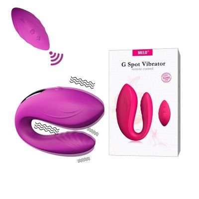 Parni vibrator sa daljinskim (MELO) LJUBIČASTI