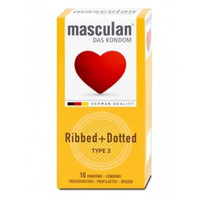 Masculan rebrasto tačkasti prezervativi 10 komada